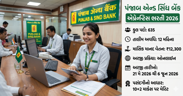 Punjab and Sind Bank Apprentice Recruitment 2026